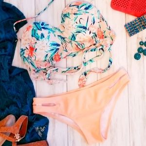 Tori Praver Peach Seafoam Bikini